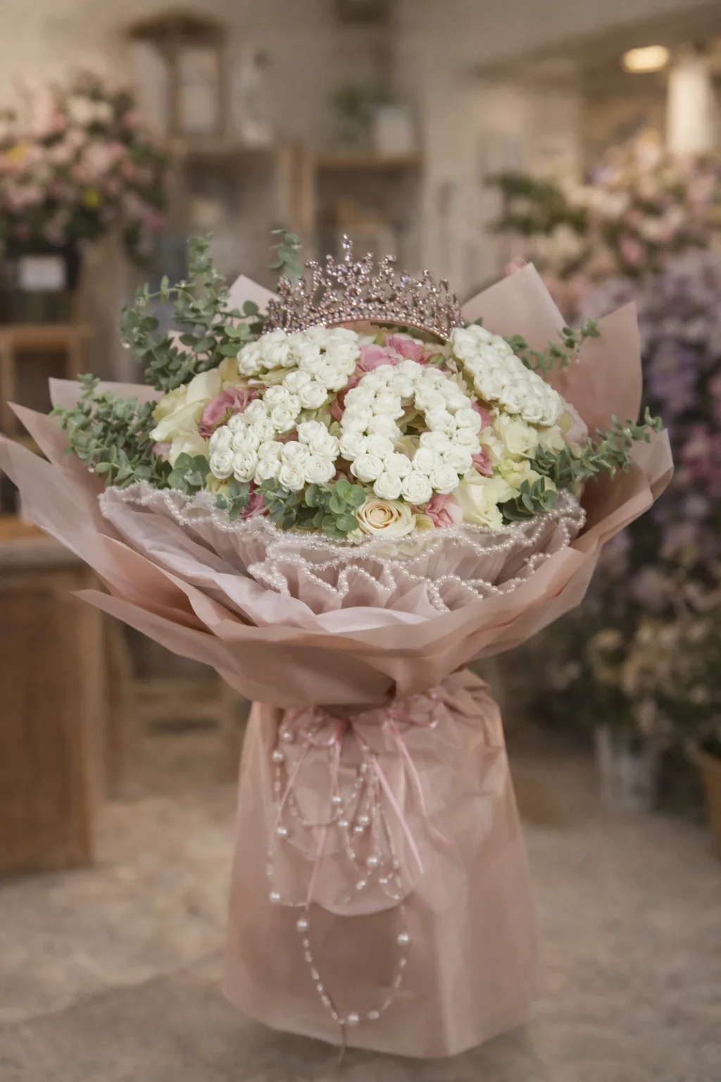 Queen Monogram – Masal's Flower Garden