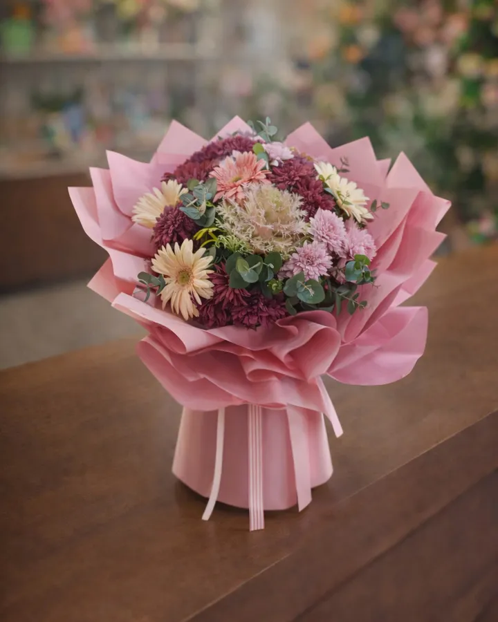 Pembe Düş Buketi – Masal's Flower Garden
